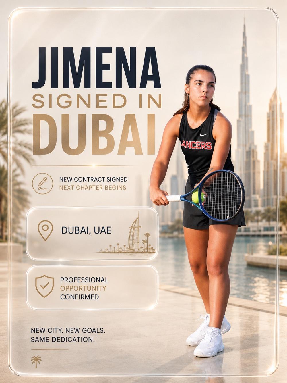 Jimena — signed in Dubai, UAE